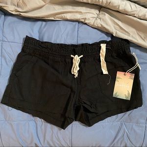 Kiss & Cry Linen Beach Shorts